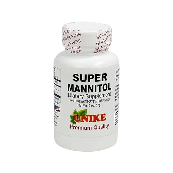 Super Mannitol powder, Natural & Healthy Artificial Sweetener(2.00 Ounce (Pack of 6))- Unike Nutra