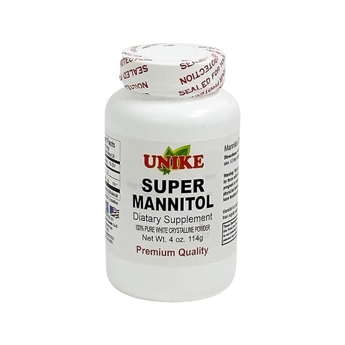 Super Mannitol Powder, Natural & Healthy Artificial Sweetener(4.00 Ounce (Pack of 6))- Unike Nutra