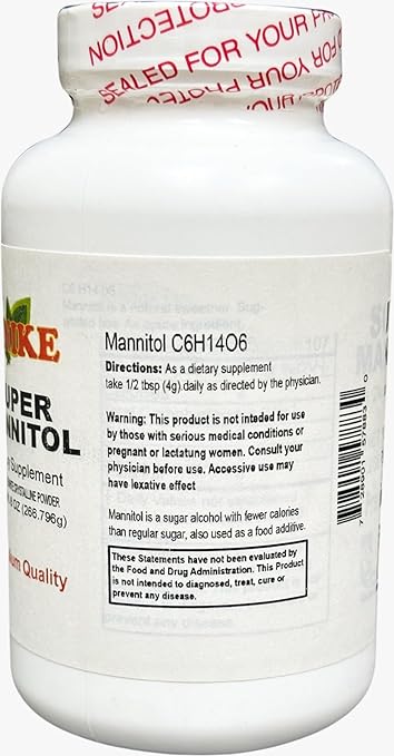 Super Mannitol Powder, Natural & Healthy Artificial Sweetener(8.00 Ounce (Pack of 6))- Unike Nutra