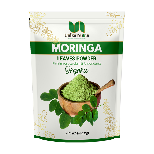 Organic Moringa Powder 8oz - Pure Green Superfood