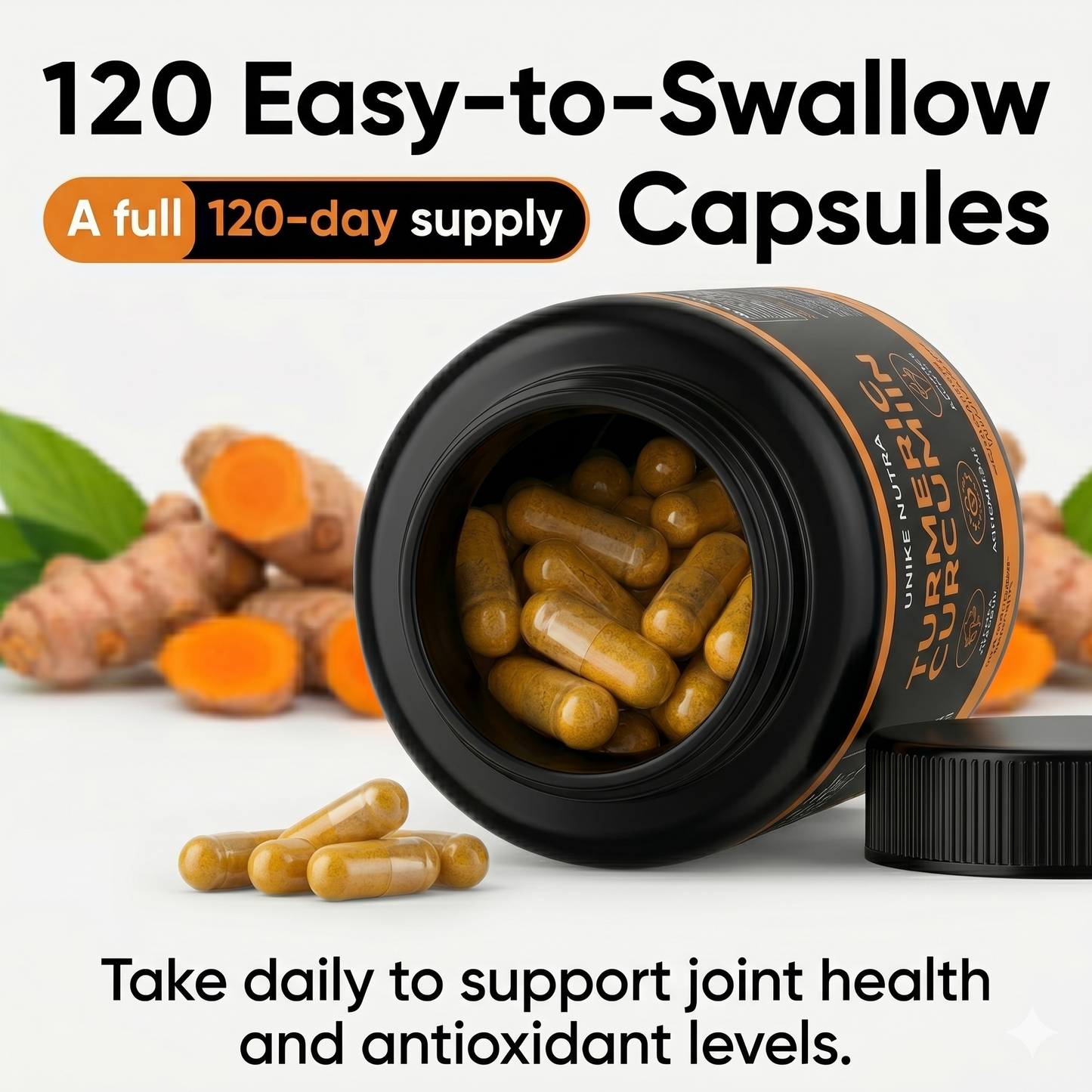 Turmeric Curcumin Capsules – Herbal Joint & Antioxidant Support
