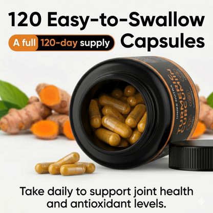 Turmeric Curcumin Capsules – Herbal Joint & Antioxidant Support