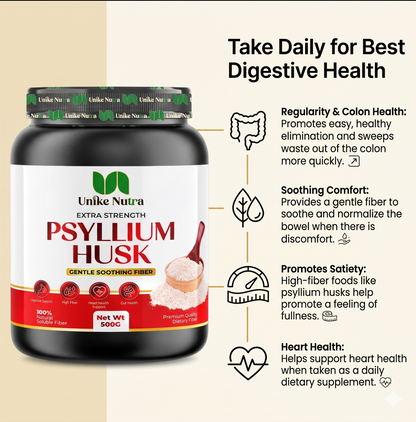 Psyllium Husk Powder – Soluble Fiber for Digestive Support