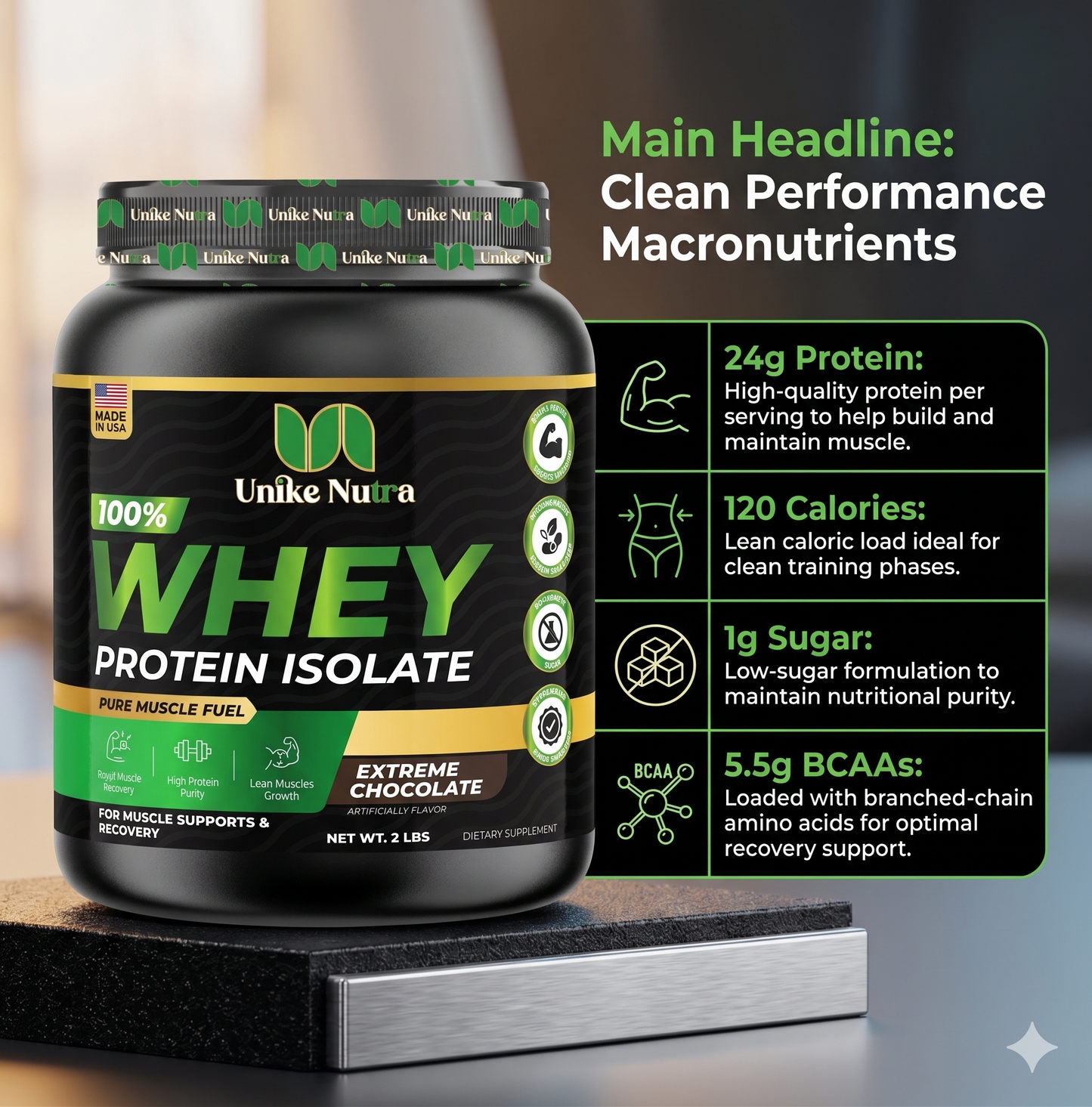 Whey Protein Powder – Everyday Protein for Muscle Support & Recovery
