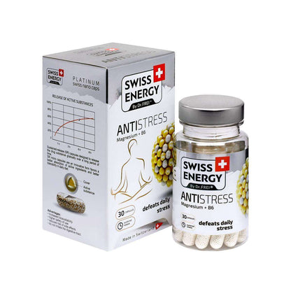 ANTISTRESS magnesium + B6 anti-stress vitamin- Swiss Energy