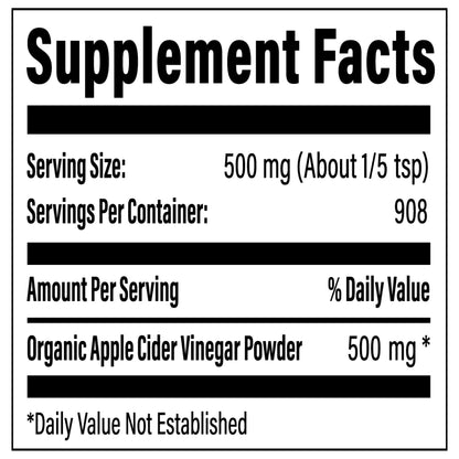 Organic Apple Cider Vinegar Powder 1lb